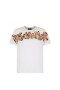 T-SHIRT 25EDS54815 BIANCO ST.FUXIA